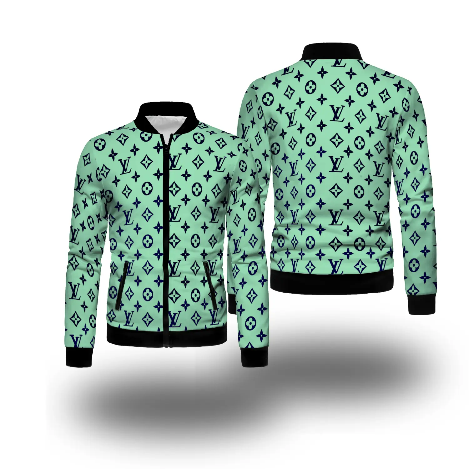 Louis vuitton varsity zipper tracksuit jacket hot trend 99